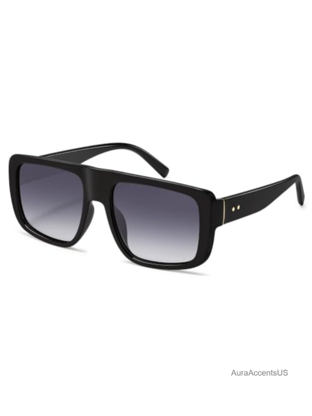 Oversized Polarized Aviator Sunglasses UV400 Flat Top Square Unisex